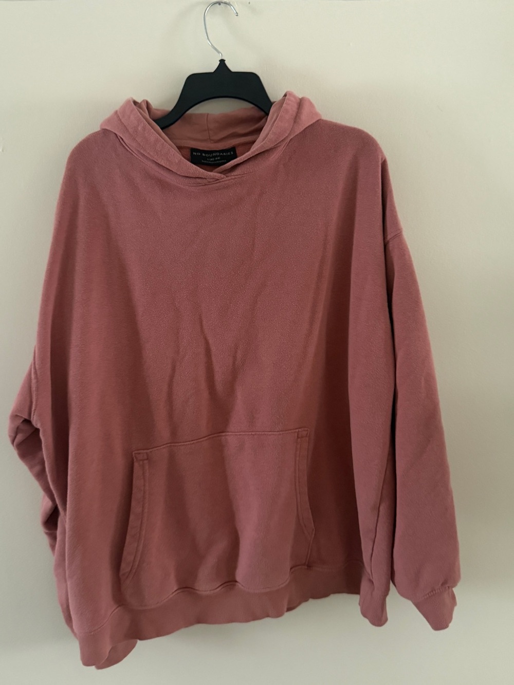 Washed Rose Hooded Sweatshirt